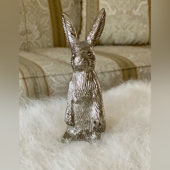 Classic Silver Bunny Figurine✨NEW✨ - Picture 1 of 8